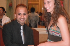 6 Terrence Narinesingh with Scholarship Recipient at Caribbean Educators Association Annual Scholarship Awards 2012